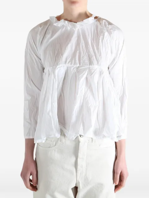 Daniela Gregis ruffled cotton shirt
