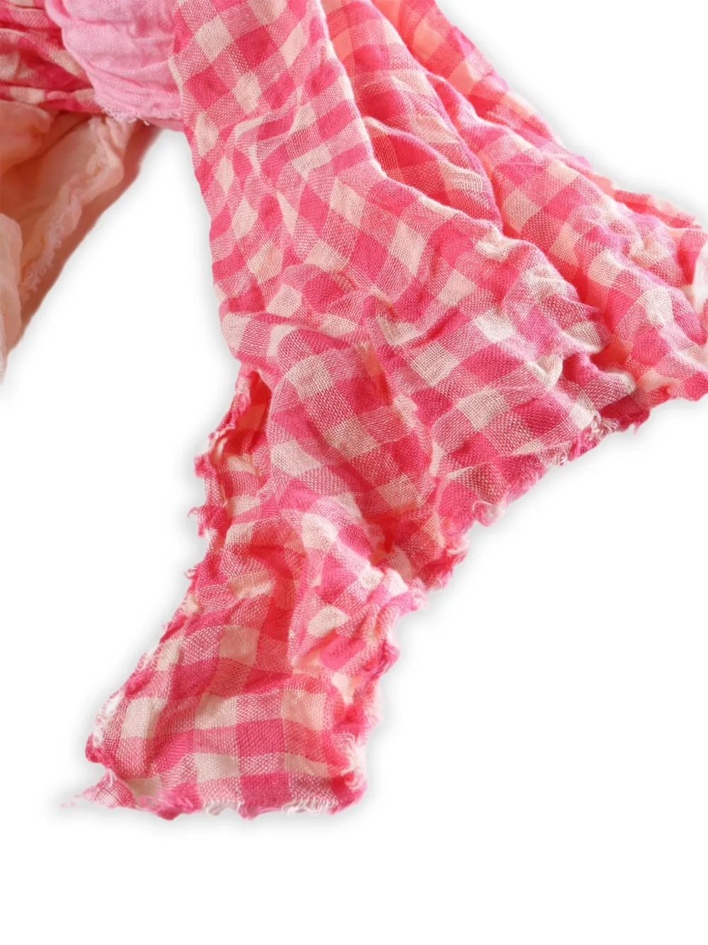  Daniela Gregis Checked Scarf - Pink 