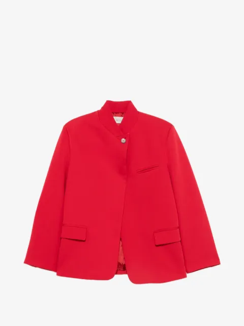 VICOLO blazer con cuello de tortuga y botones