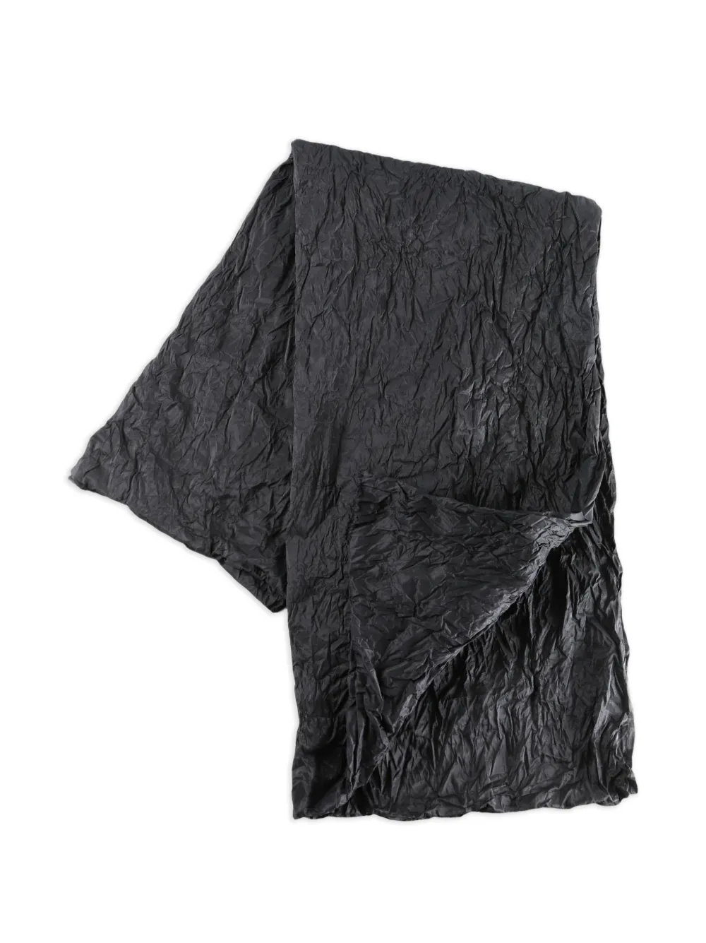 Daniela Gregis crinkled scarf - Nero