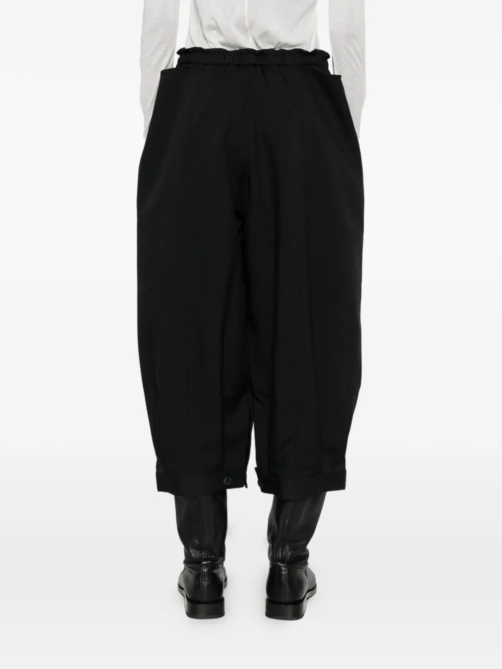 Y-3 Culotte met trekkoord Zwart