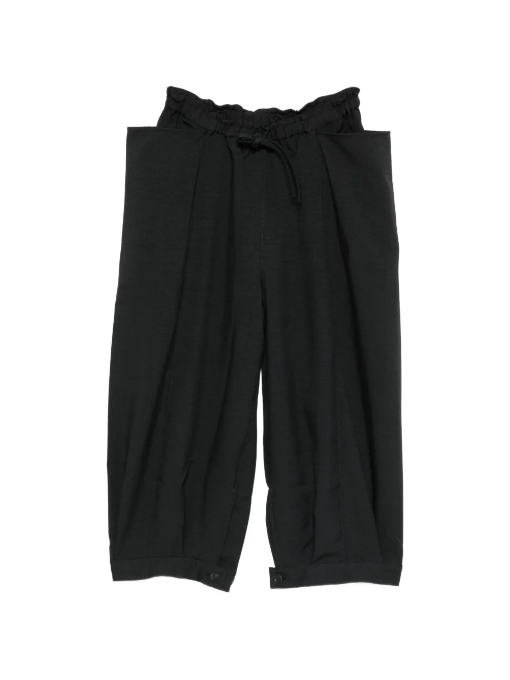Y-3 drawstring culottes trousers - Nero