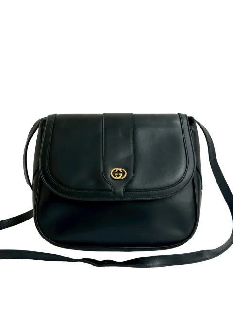 Gucci Pre-Owned 20th Century Leather Interlocking G crossbody bag