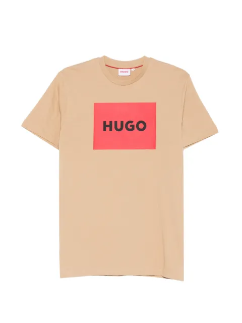 HUGO KIDS box logo T-shirt