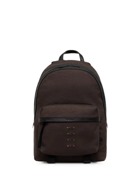 Paul Smith Signature Stripe canvas backpack