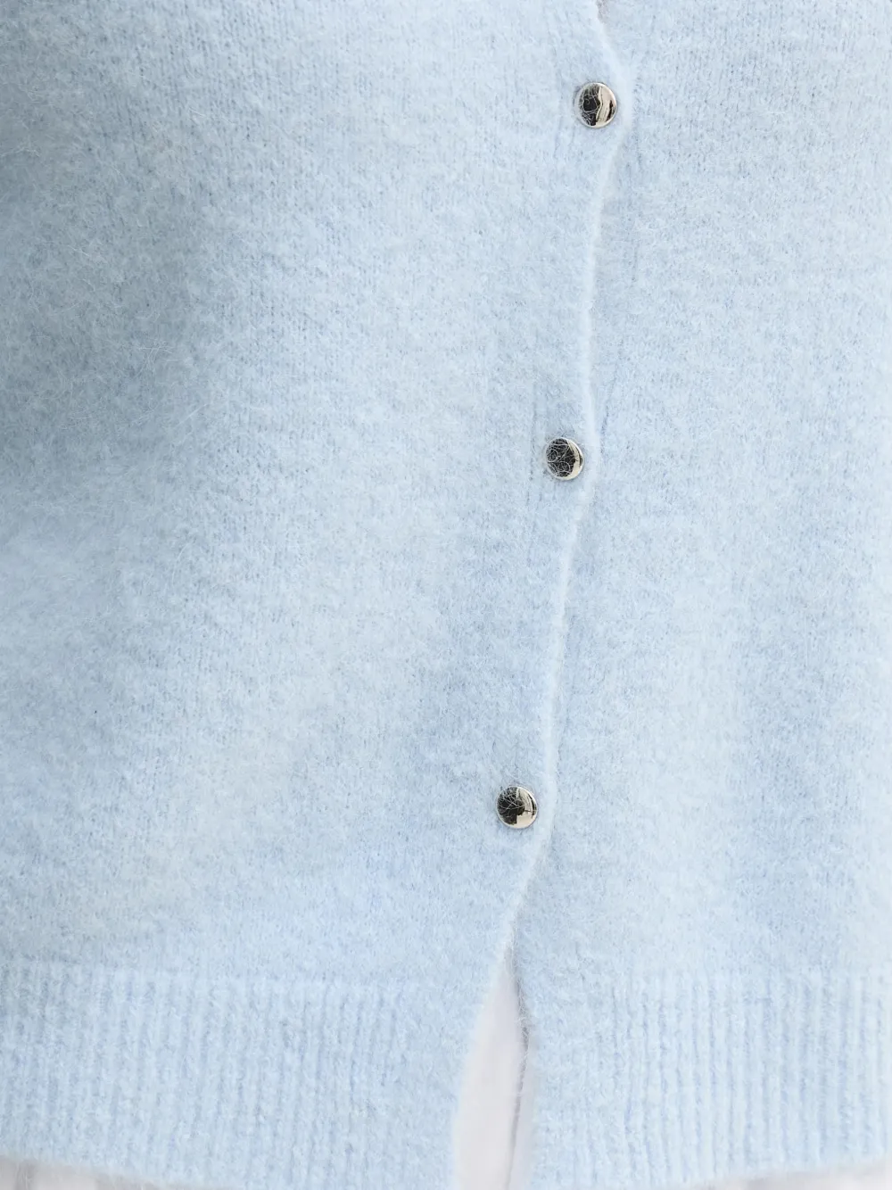 OUI Button-up vest Blauw