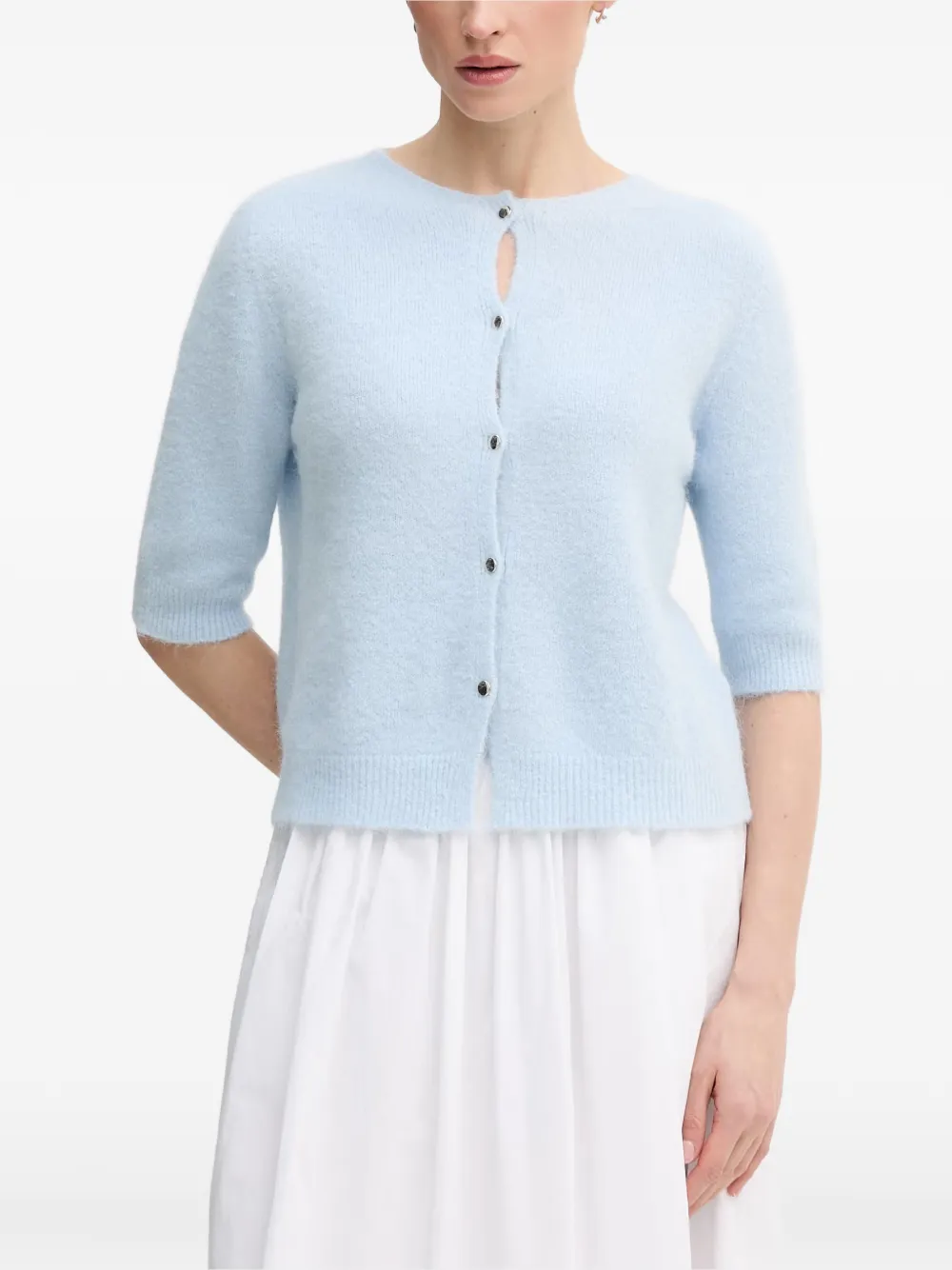 OUI button-up cardigan - Blue