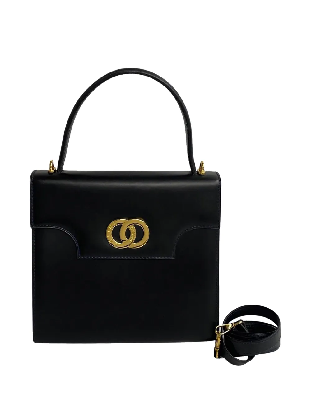 Celine Pre-Owned 20th Century Leather Top Handle Bag satchel - Blu