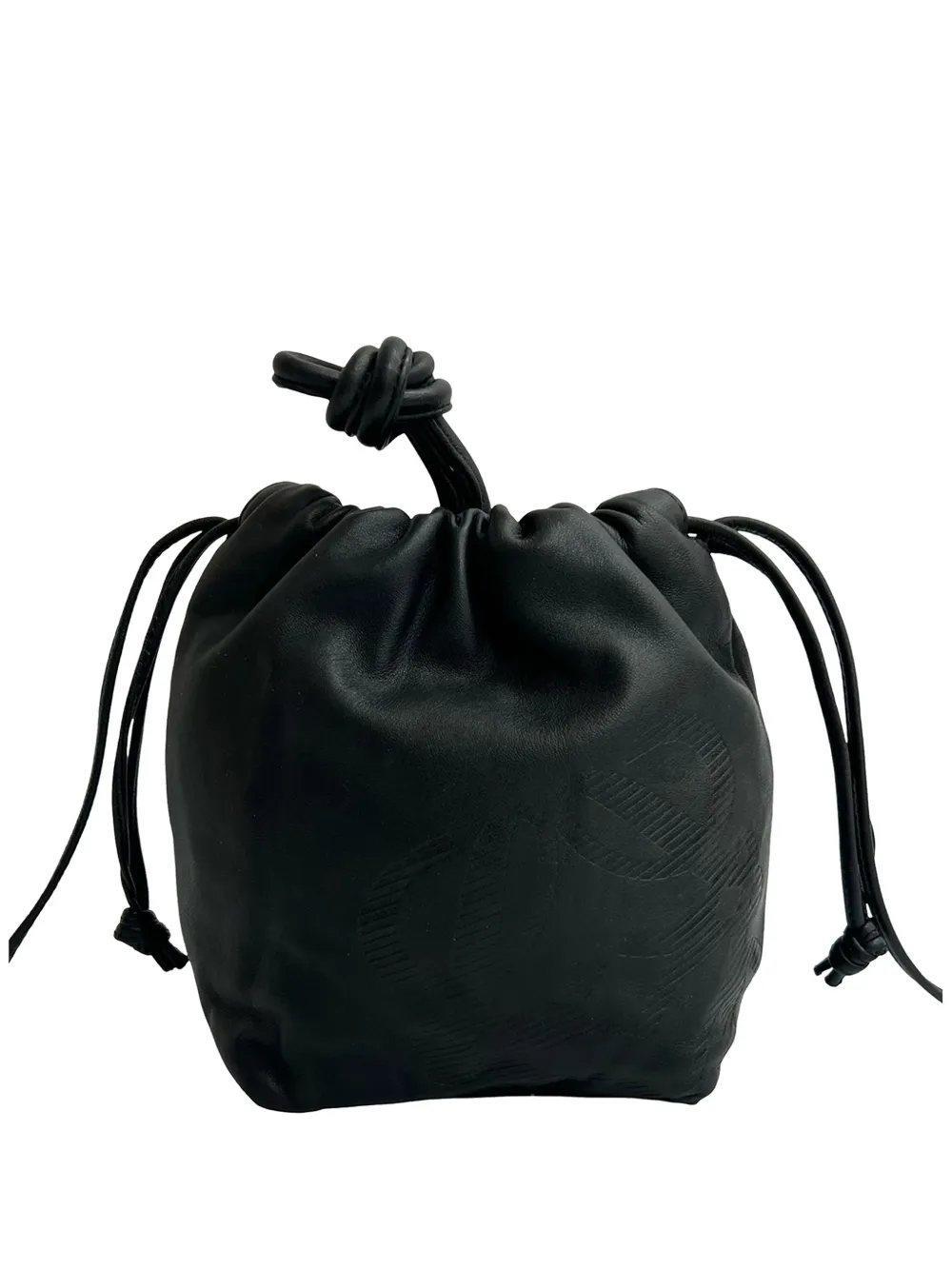 Loewe Pre-Owned 2010-2025 Nappa Anagram Drawstring crossbody bag - Schwarz