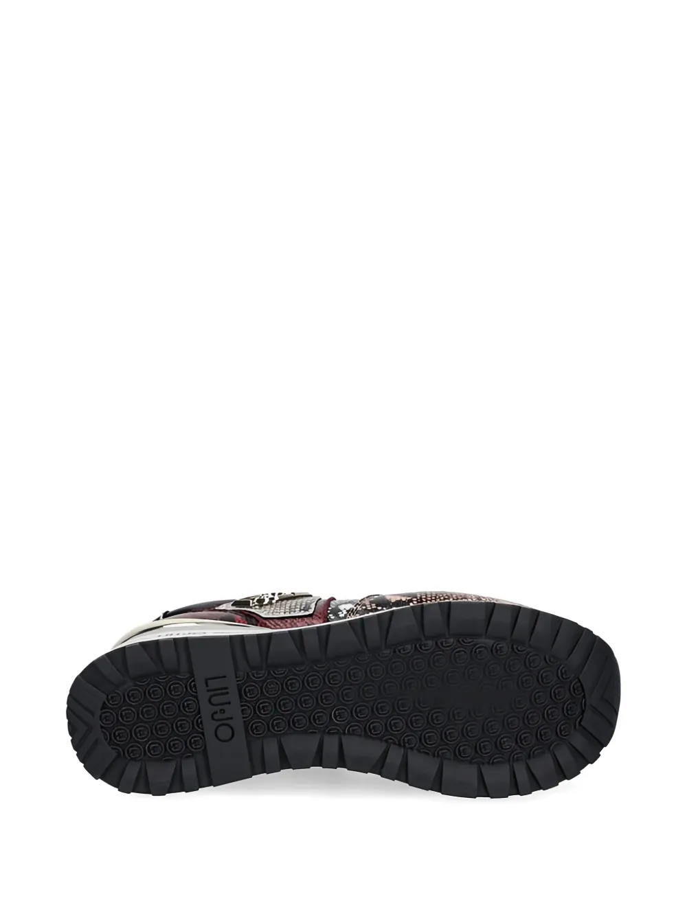 LIU JO Sneakers met slangenleer-effect Beige
