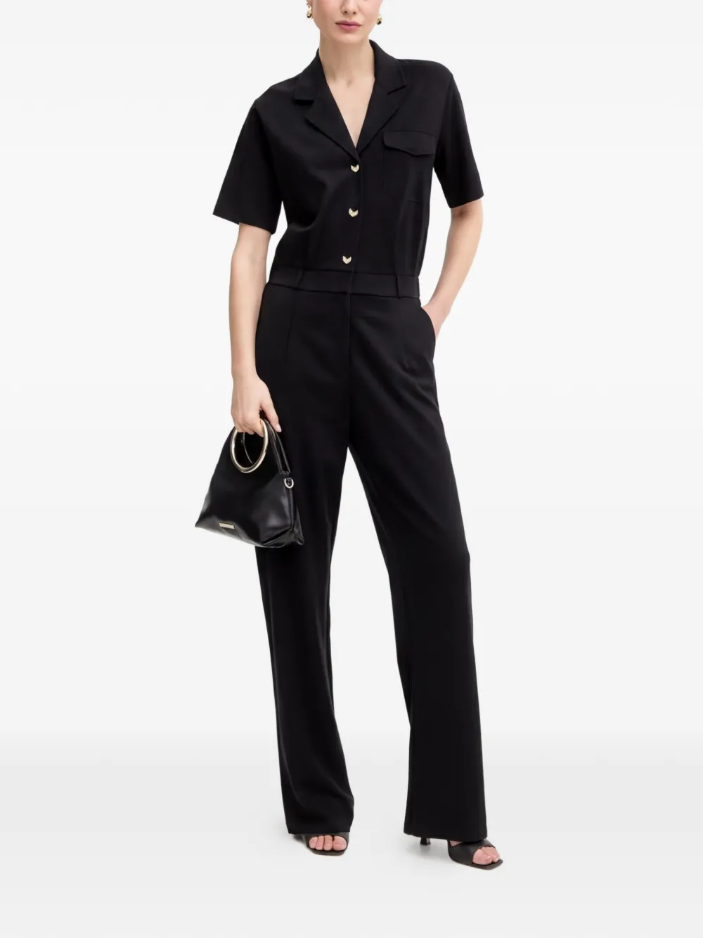 LIU JO Milanese jumpsuit - Nero