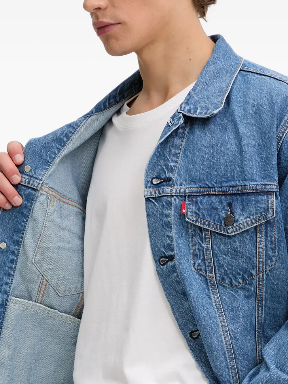Levi's Trucker denim jacket Blauw