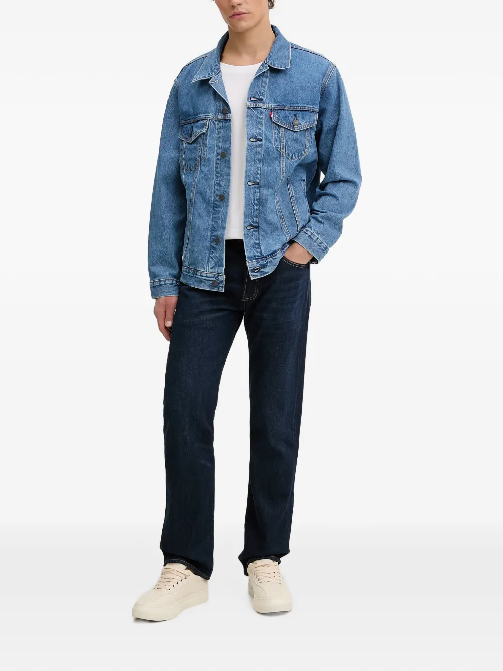 Levi's Straight jeans Blauw