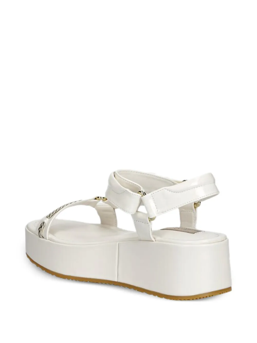 LIU JO Sandalen verfraaid met ketting Wit