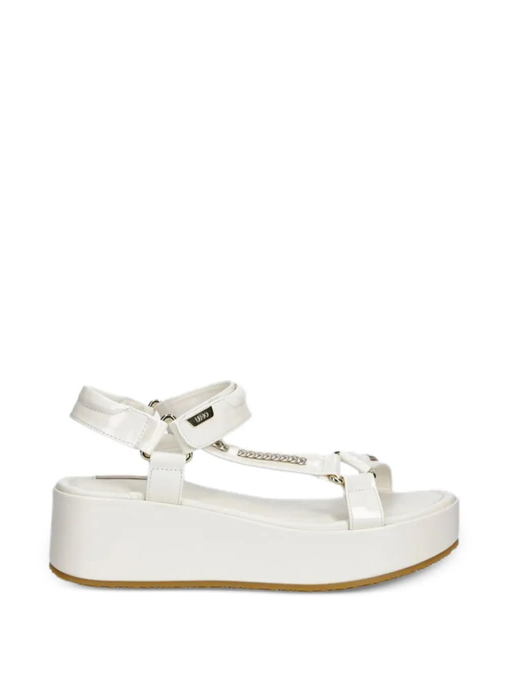 LIU JO chain-embellishment sandals - Weiß
