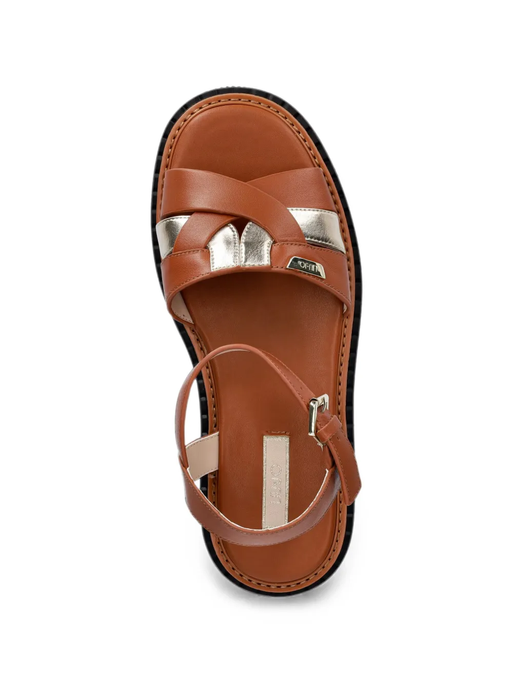 LIU JO leather platform sandals Bruin