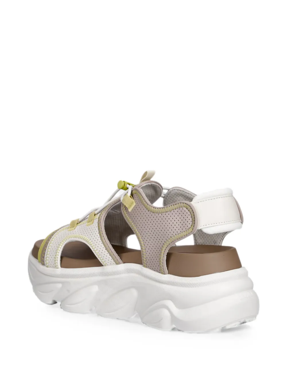 LIU JO Sandalen met trekkoord en geperforeerde details Beige