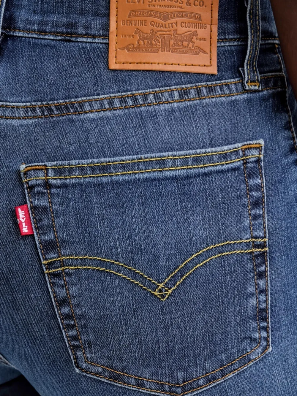 Levi's Straight jeans Blauw