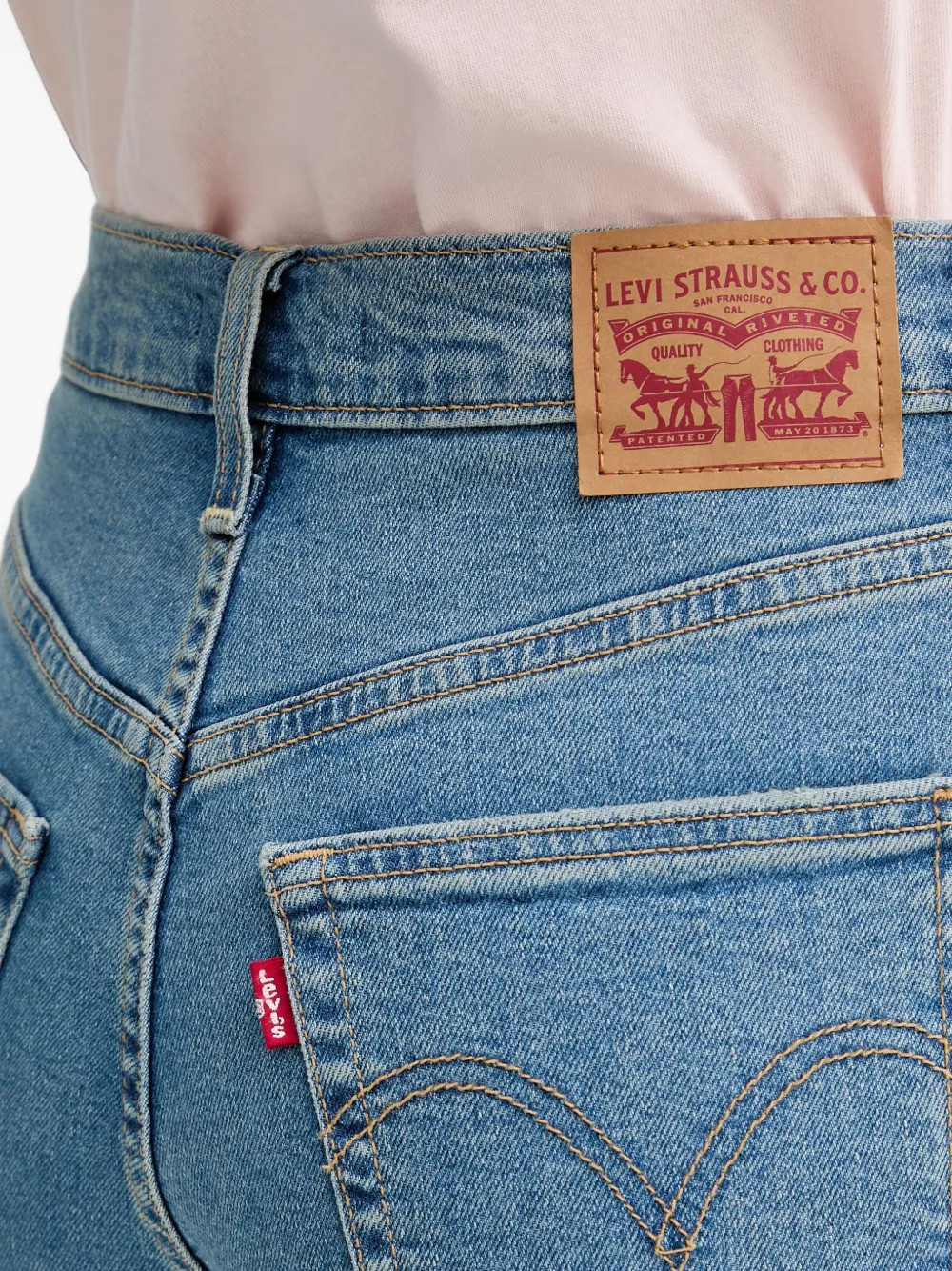 Levi's Straight jeans Blauw