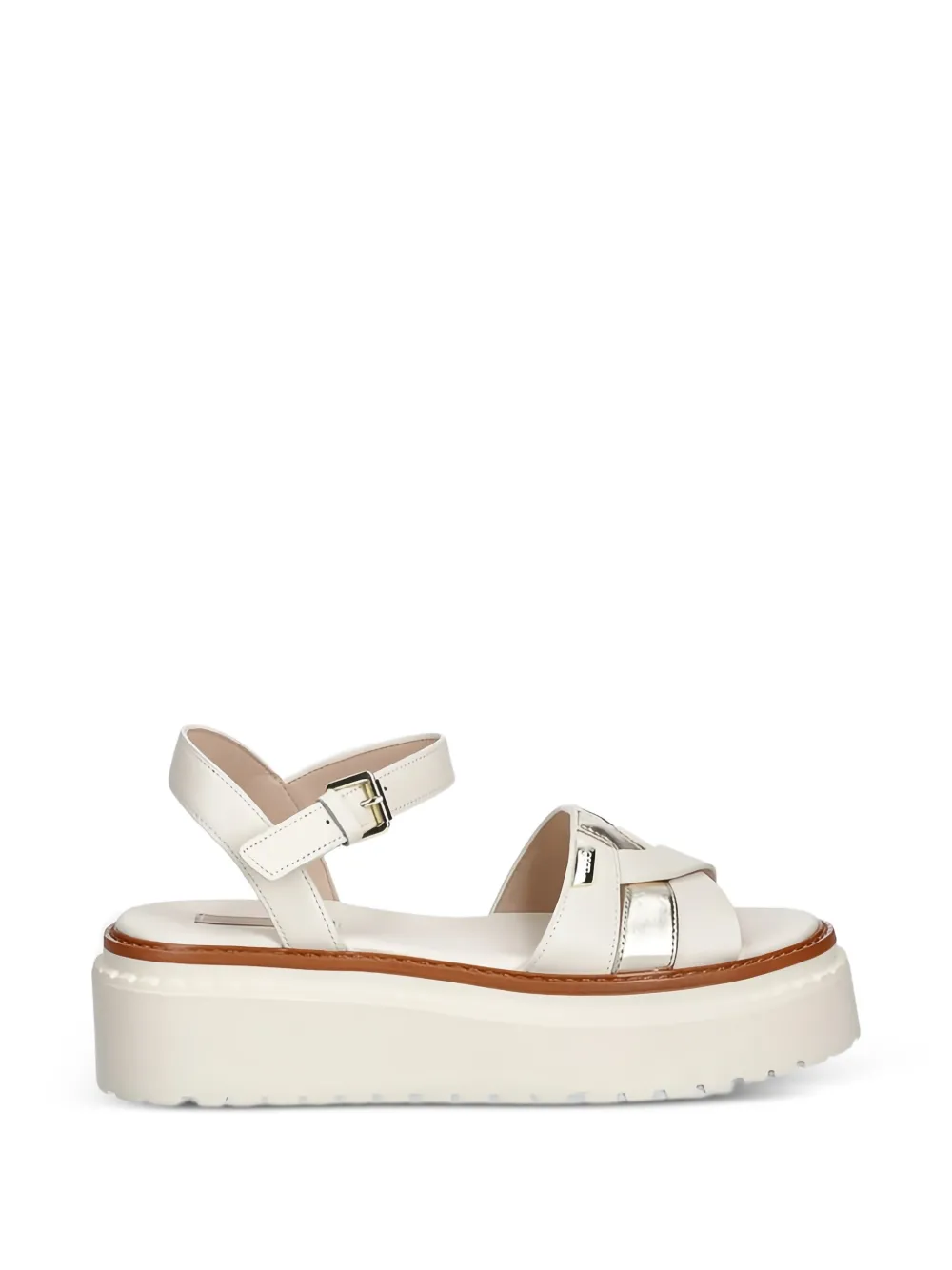 LIU JO leather platform sandals - Bianco