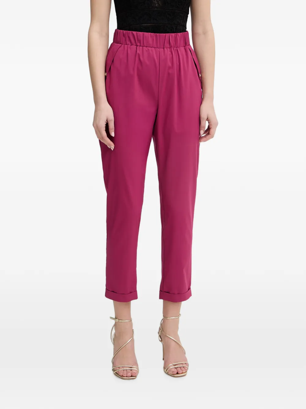 LIU JO Hose mit Knöpfen - Rosa