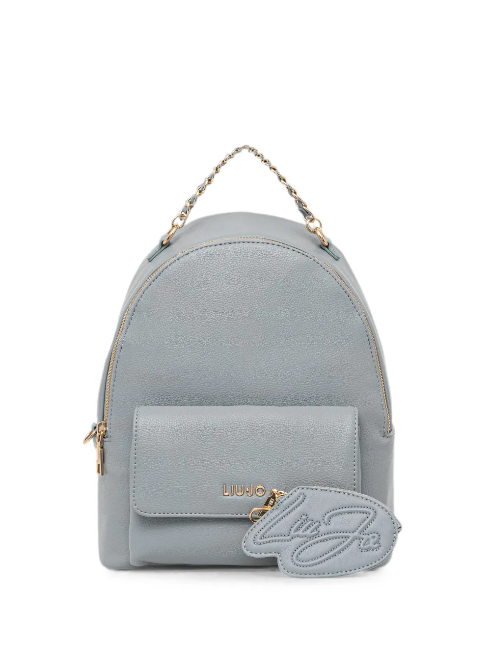 LIU JO Schultertasche mit Kettendetail - Blau