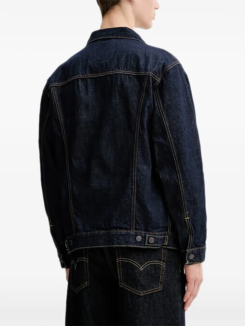 Levi's Jas met knopen Blauw