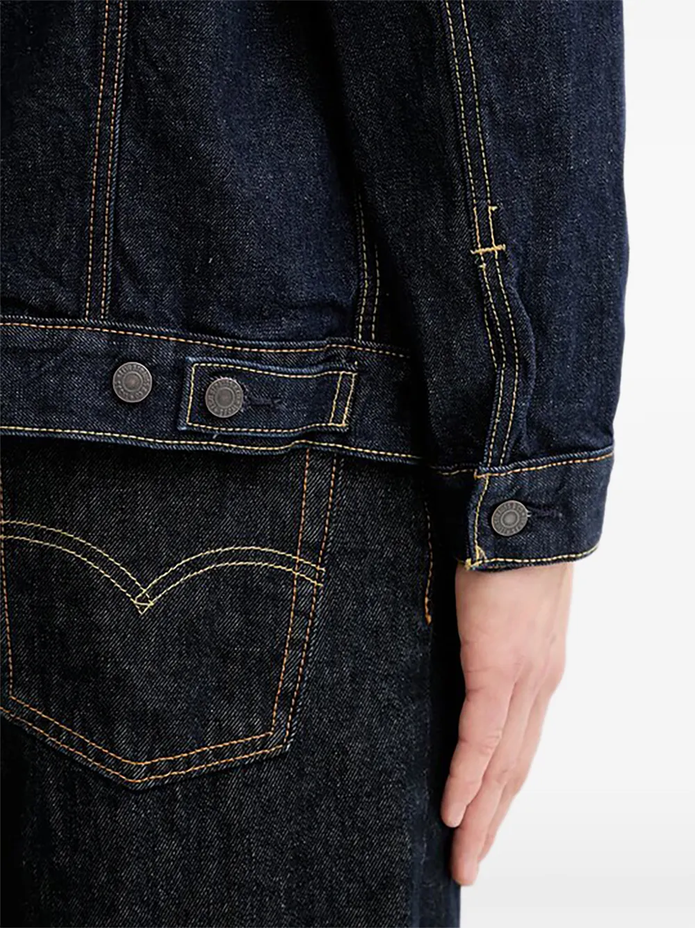 Levi's Jas met knopen Blauw