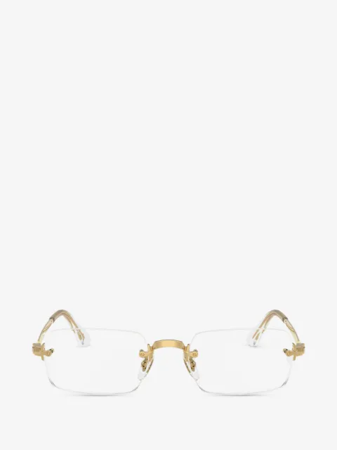Ray-Ban rectangle-frame glasses