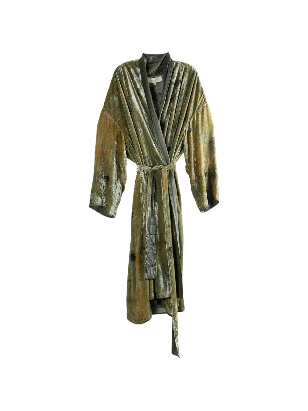 MUTEDANCE silk kimono - Verde