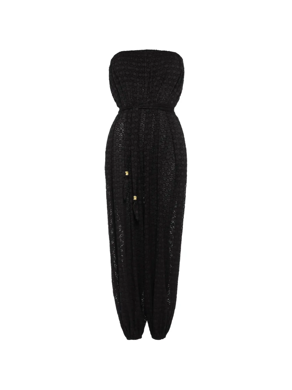 ERES strapless metallic jumpsuit - Schwarz