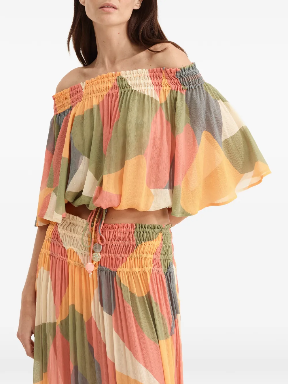 ERES Highlight midi-rok Veelkleurig