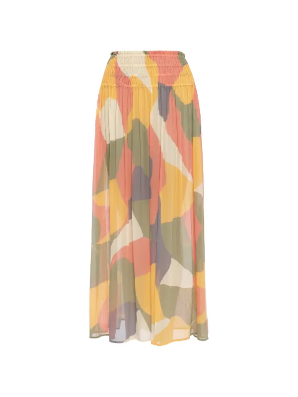 Eres Highlight Midi Skirt in Multicolour