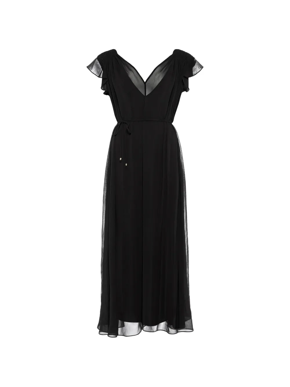 ERES Abito con scollo a V e ruches - Nero