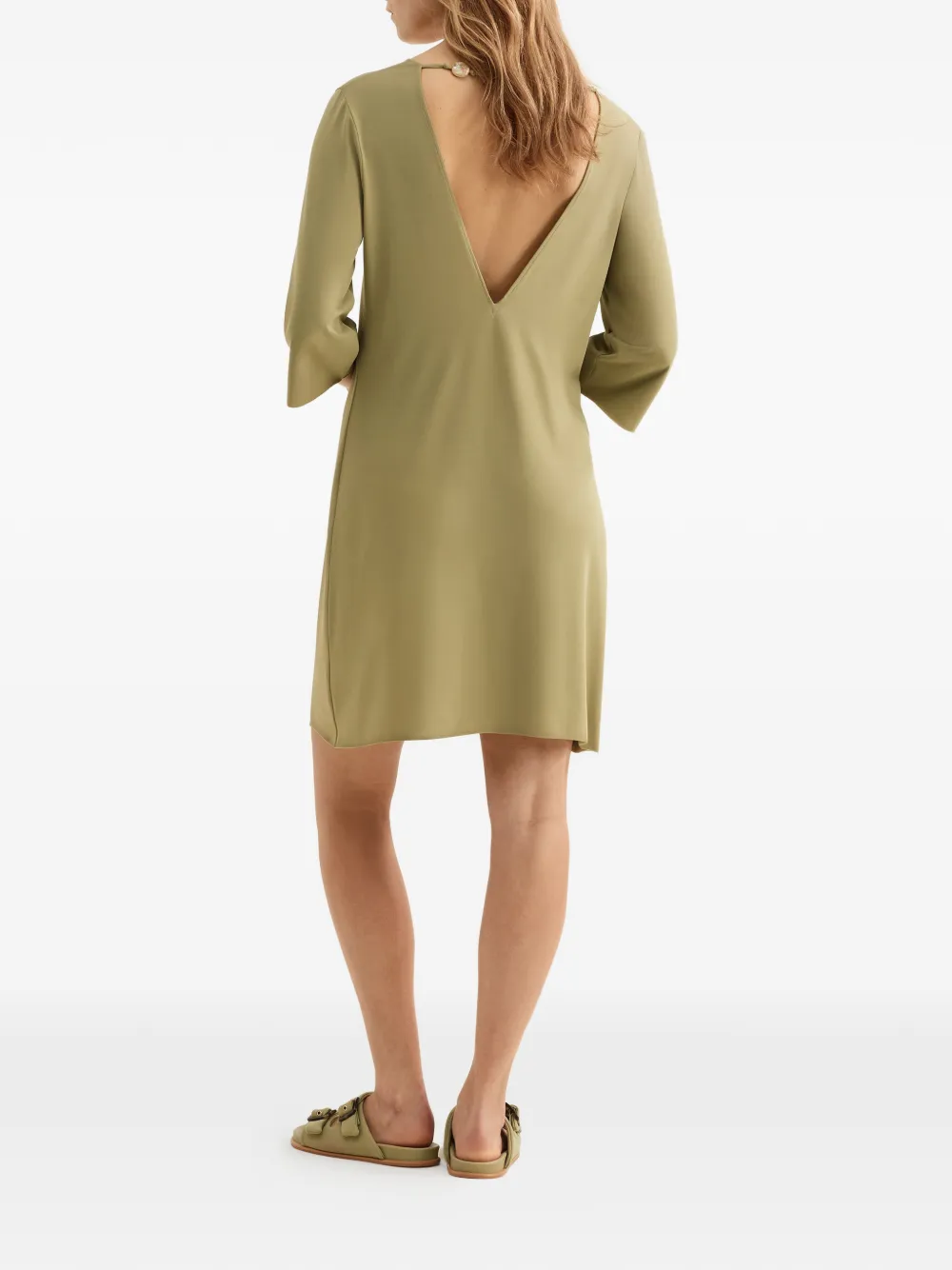 ERES Fabuleuse mini-jurk met kralendetail Groen