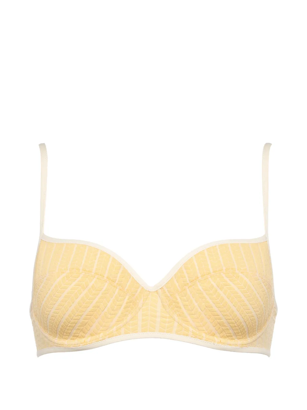 ERES Reggiseno bikini Coconut a righe - Giallo
