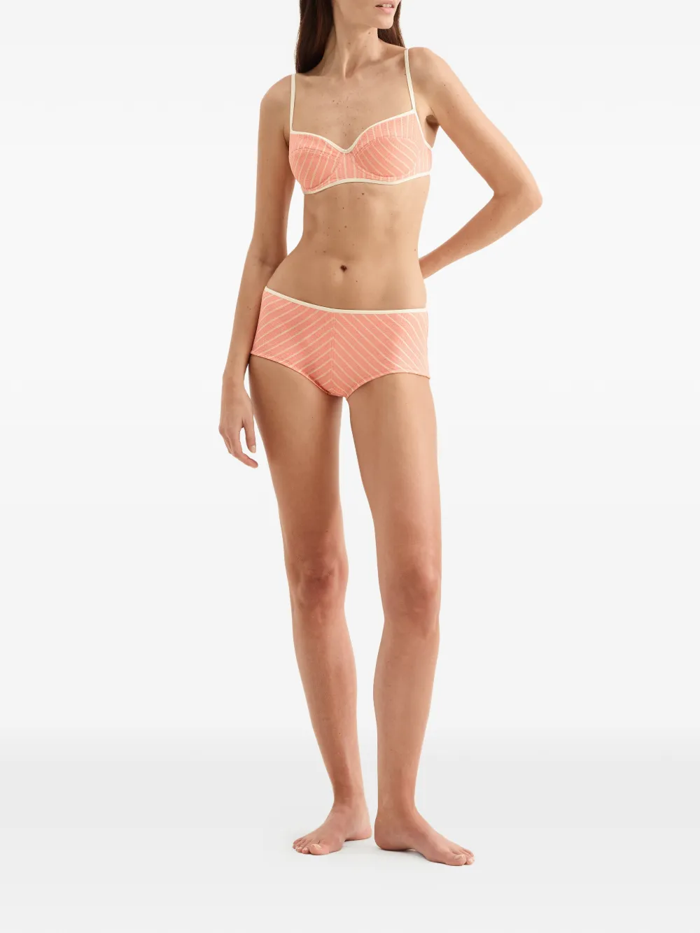 ERES Aftersun bikinislip met borduurwerk Roze