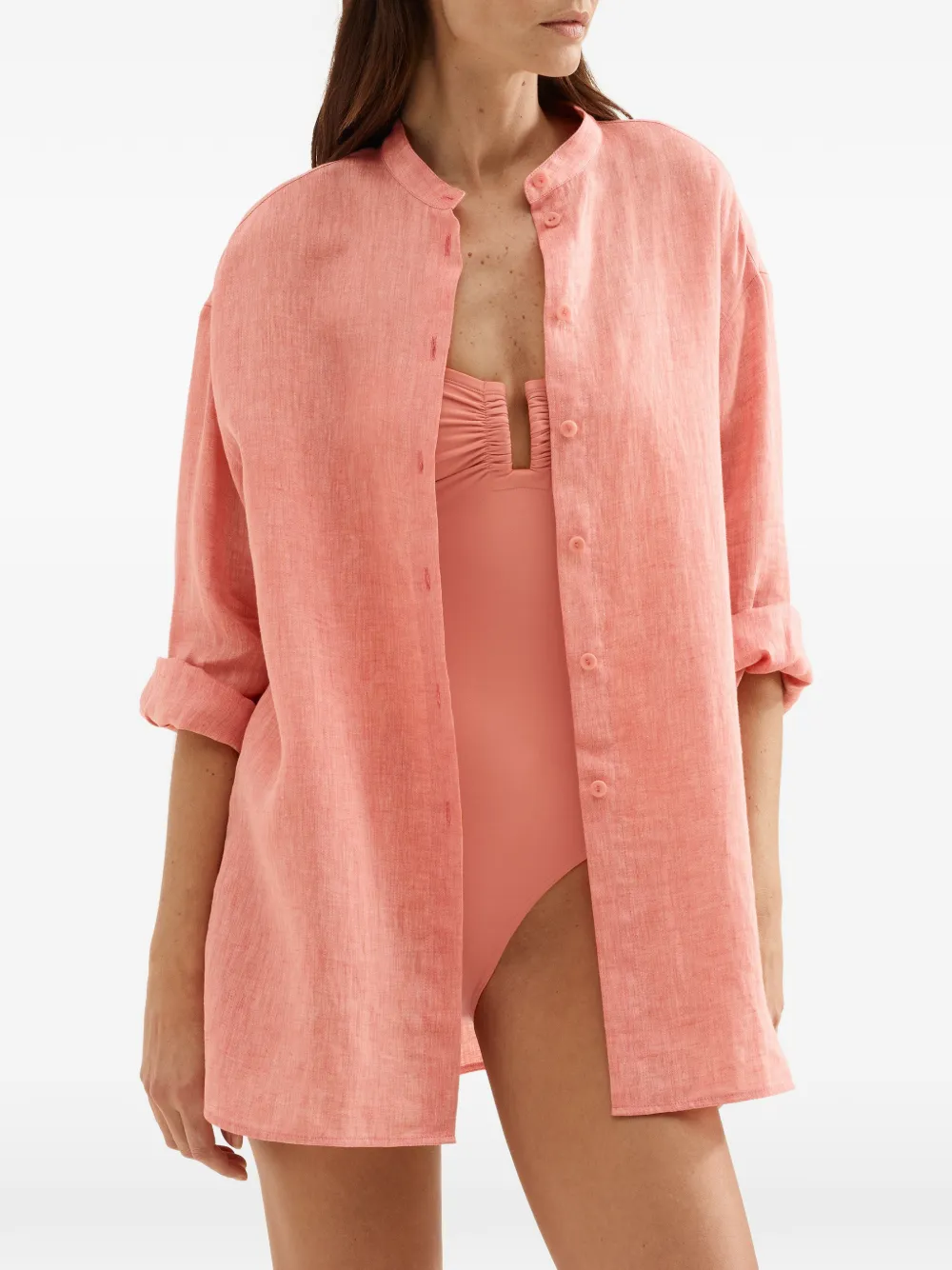 ERES Exact linnen overhemd Roze