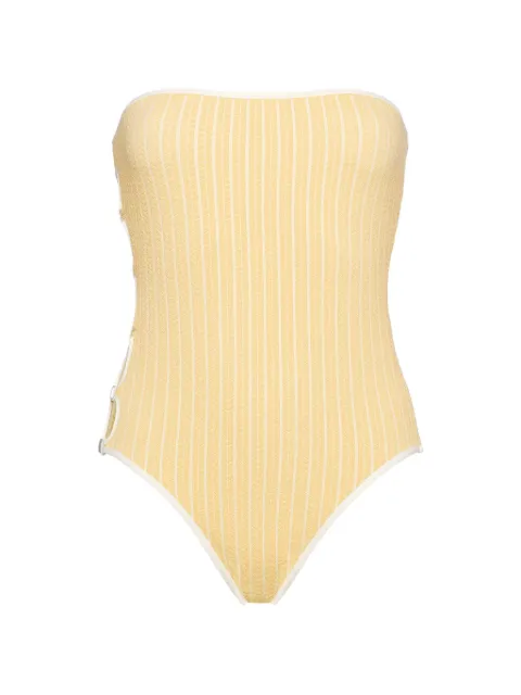 ERES Golden bustier-badedragt med udskæringsdetalje
