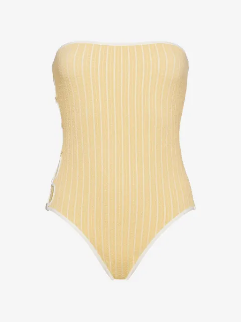 ERES Golden bustier cut-out swimsuit