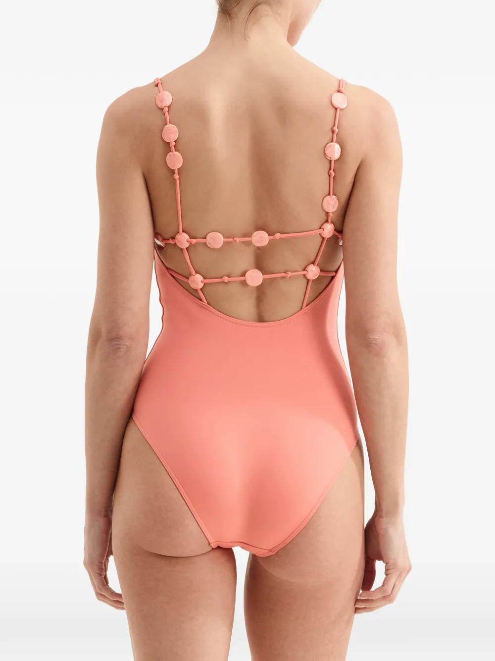 ERES Catwalk badpak met kralen Roze