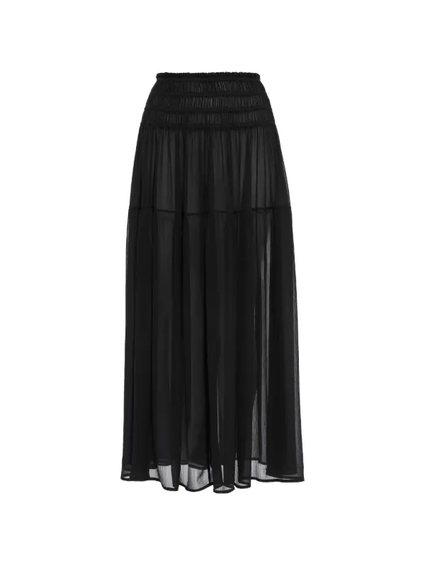 Eres Irrésistible Long Skirt in Black
