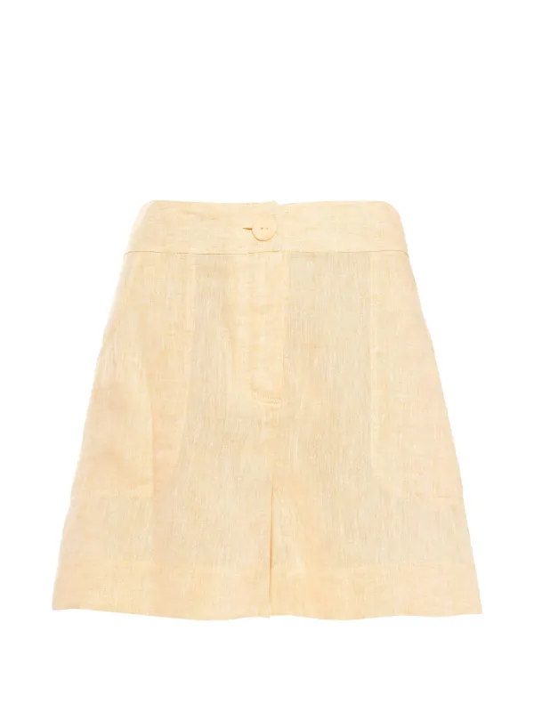 Eres Enjouée Shorts in Yellow
