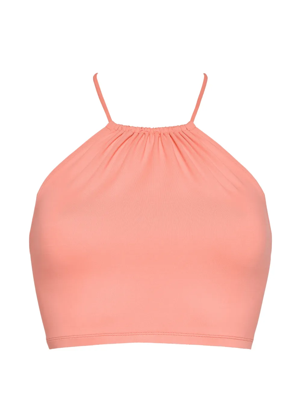 ERES Apollonia halterneck beaded-detail bikini top - Arancione