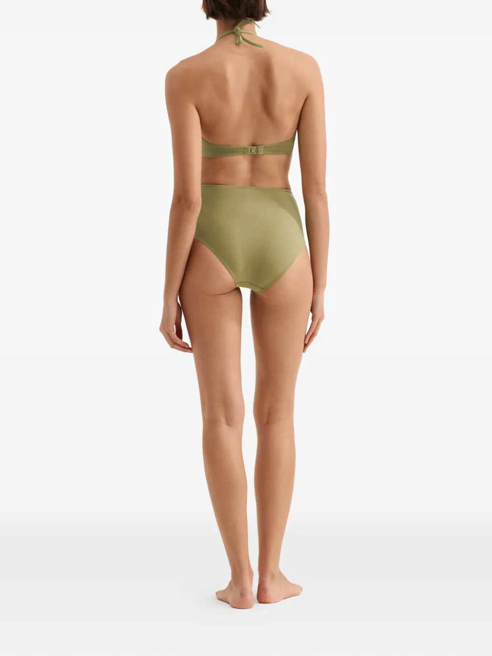 ERES Remember high waist bikinislip Groen