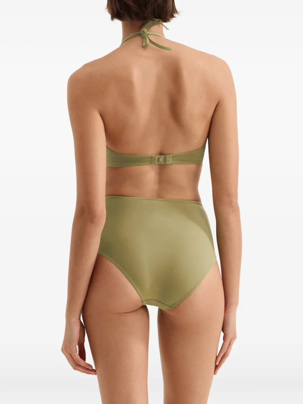 ERES Remember high waist bikinislip Groen