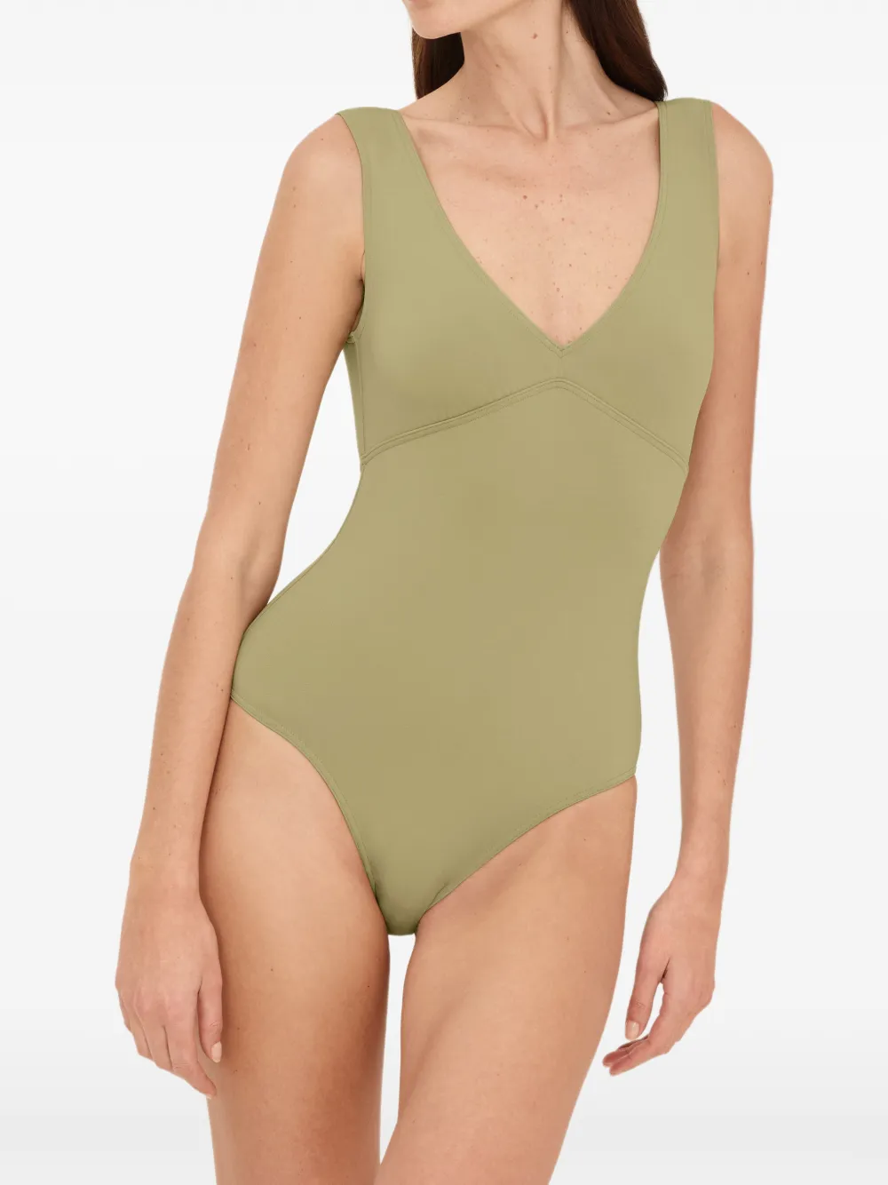 ERES Hold Up badpak met V-hals Groen