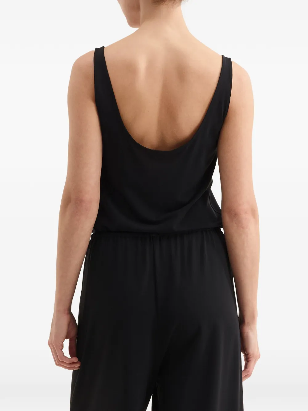 ERES Curl top met uitgesneden details Zwart
