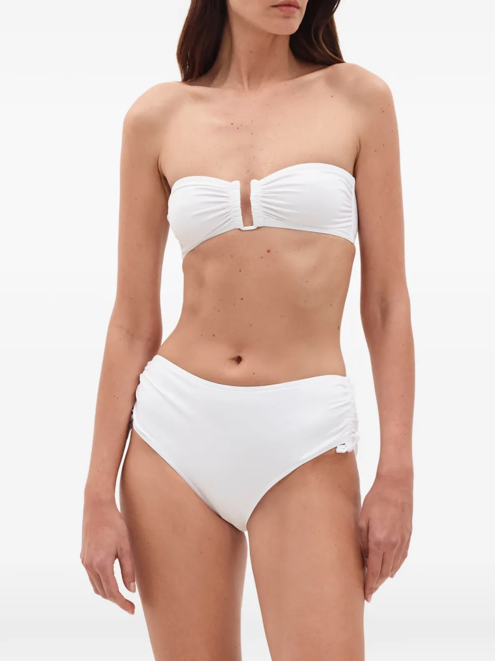 ERES Sofia bikinislip met ruches Wit