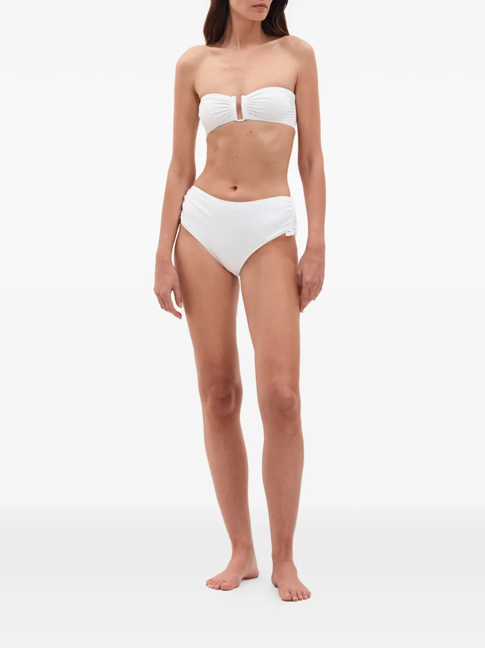 ERES Sofia bikinislip met ruches Wit